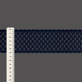 ENTREMEIO ONDULADO FLORENZA 6,1cm AZUL 30m