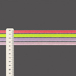 ELÁSTICO LISTRADO VAZADO AYLA 3,8cm PINK/AMARELO/LAVANDA/ROSA/TRANSPINK 25m