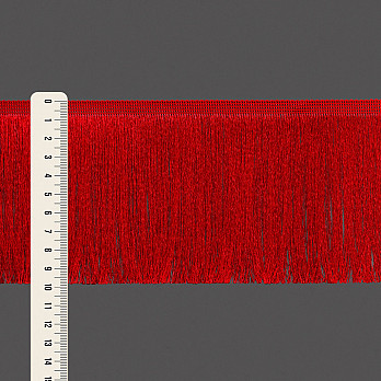 FRANJA FINA LISA 9,8cm VERMELHO TOMATE 10m