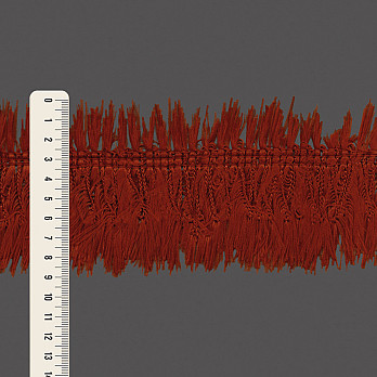 FRANJA PELUCIADA 9cm CONHAQUE 10m