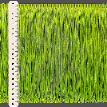 FRANJA FINA LISA 19,8cm VERDE LIMA 10m