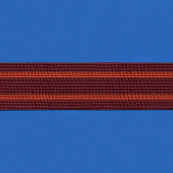 ELÁSTICO LISTRA 5,1cm MALBEC/TELHA 25m