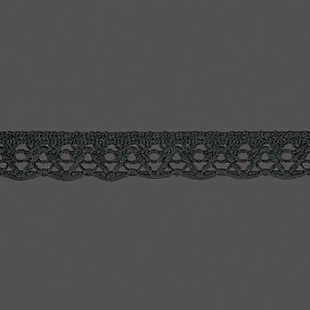 RENDA BOLINHA MÉDIA 1,4cm PRETO 30m