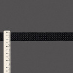 ENTREMEIO LARGO 2,5cm PRETO 30m