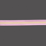 ELÁSTICO LISTRADO 2,5cm ROSA/PÊSSEGO 25m