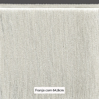 FRANJA ESPESSA LISA 64,8cm CHAMPAGNE 10m