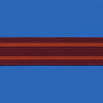 ELÁSTICO LISTRA 5,1cm MALBEC/TELHA 25m