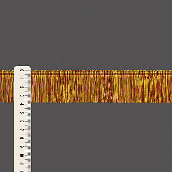 FRANJA LISA MOANA 3,8cm AMARELO/LARANJA ESCURO 10m