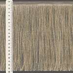 FRANJA FINA LISA 19,8cm PALHA 10m