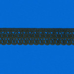PICOT MILLENIUM DOBLE 2,3cm PRETO 30m