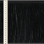FRANJA FINA LISA 19,8cm PRETO 10m