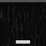 FRANJA LISA 59,7cm PRETO 10m