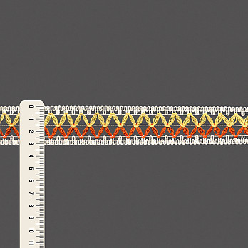 ENTREMEIO X FILIPA 3,1cm CRU/AMARELO BEBÊ/SALMÃO 30m