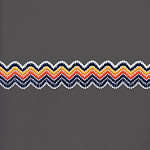 ELÁSTICO SIANINHA ZIGZAG 4,2cm SEM BENEFICIAMENTO/AZUL ESCURO/AMARELO/TANGERINA 25m