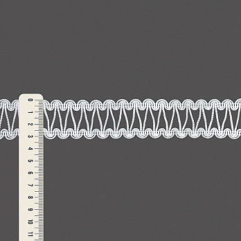 PASSAMANARIA ONDULADO PALITO CLARISSE 3,2cm SEM BENEFICIAMENTO 20m