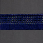 FRANJA MACRAMÊ 7cm AZUL 10m