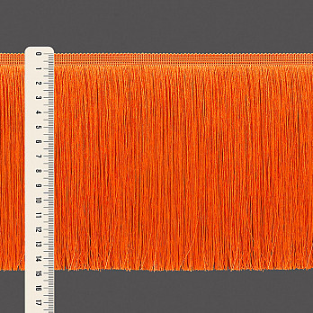 FRANJA FINA LISA 14,8cm LARANJA NEON 10m