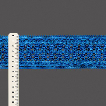 ENTREMEIO FLOR 6,5cm AZUL CÉU ESPECIAL 30m