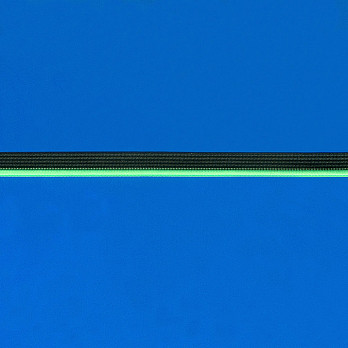VIVO CROCHÊ 1,2cm PRETO/VERDE NEON 50m