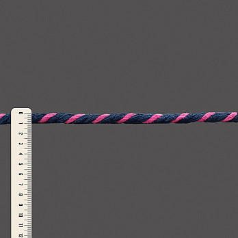 CORDÃO GROSSO 10mm MARINHO/PINK 30m