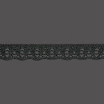 RENDA BOLINHA MÉDIA 1,4cm PRETO 30m