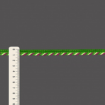 VIVO CORDÃO MÉDIO 1,1cm VERDE/VERDE CLARO/ORQUÍDEA RADIANTE 20m