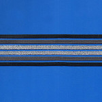 ELÁSTICO VAZADO 4,8cm CHUMBO/GRAFITE/PRATA 25m