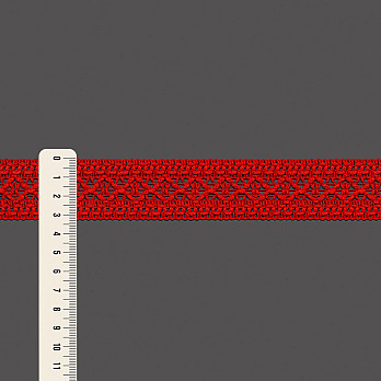 ENTREMEIO X ANTONIA 3,3cm VERMELHO 30m