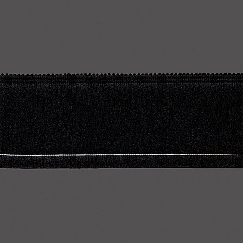 FRANJA LISA 8,2cm PRETO 10m