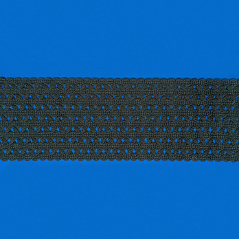 RENDA CROCHÊ 6,5cm PRETO 30m