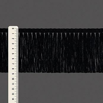 FRANJA LISA 8,8cm PRETO 10m