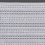 ENTREMEIO PALITO X BOLINHA LARGO 53,5cm BRANCO 1m