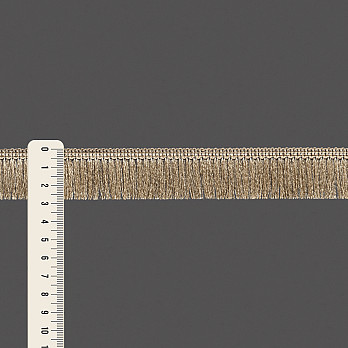 FRANJA FINA LISA 2,8cm AREIA ESCURO 10m