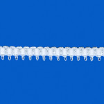 PASSAMANARIA PASSA FITA VELUDO 1,5cm BRANCO/PRATA 20m