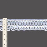 RENDA BOLINHA 4,4cm BRANCO 30m