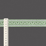 ENTREMEIO BOLINHA ZIG ZAG 3,1cm VERDE PASTEL/SEM BENEFICIAMENTO 30m