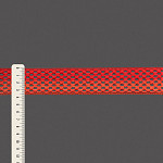 ENTREMEIO BOLINHA ZIGZAG X 3,7cm TIJOLO/GOIABA 30m