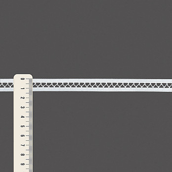 ELÁSTICO PALITO ZIG ZAG 1,3cm SEM BENEFICIAMENTO 25m