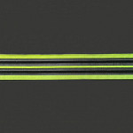 ELÁSTICO VAZADO 3,4cm PRETO/AMARELO NEON 25m