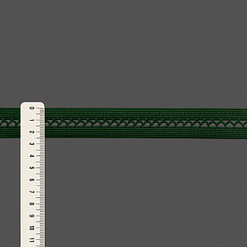 ELÁSTICO PALITO ZIG ZAG 2,5cm VERDE 25m