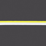 ELÁSTICO LISTRADO 2cm SEM BENEFICIAMENTO/AMARELO 25m