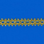 RENDA CARNAVAL 1,5cm OURO 20m