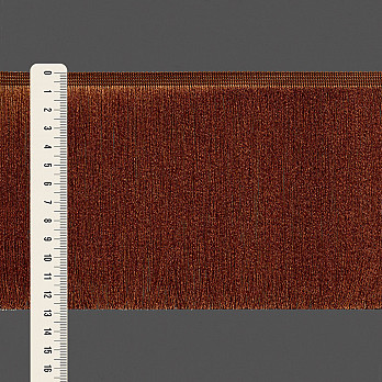 FRANJA FINA LISA 12,8cm BEGE 10m