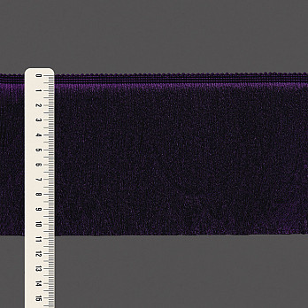 FRANJA ESPESSA LISA 10,8cm ROXO 10m