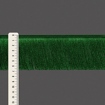 FRANJA FINA LISA 6,8cm VERDE BANDEIRA 10m