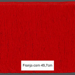 FRANJA LISA 49,7cm TOMATE 10m