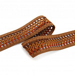 ELÁSTICO PALITO 4,4cm MARROM/LARANJA/CONHAQUE 25m