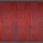 FRANJA VISCOSE 40cm VERMELHO 10m