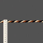 CORDÃO L50 GROSSO 9mm LARANJA ESCURO/PRETO/PÊSSEGO 30m