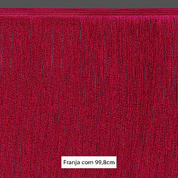 FRANJA FINA LISA 99,8cm MAGENTA 10m